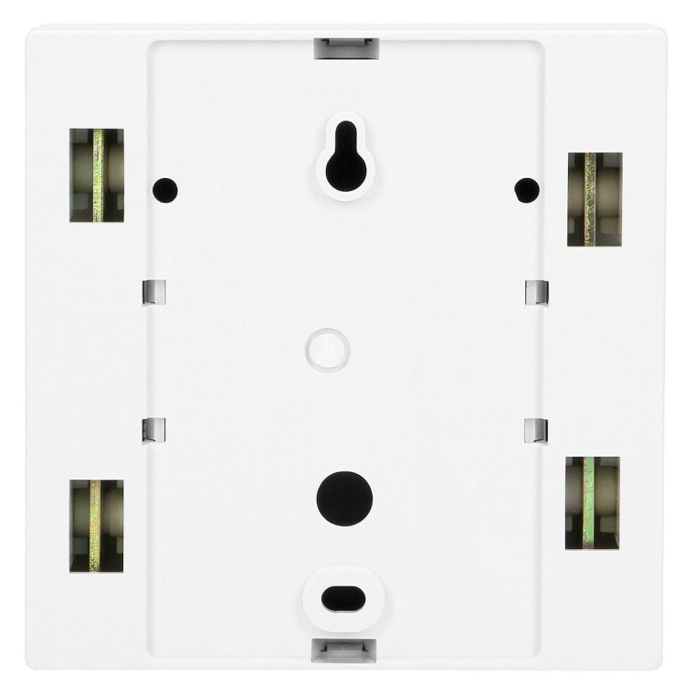 Dzwonek elektromechaniczny dwutonowy QUARTO AC śnieżno biały.