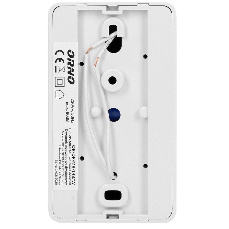 Dzwonek elektromechaniczny dwutonowy BREVIS MINI AC.