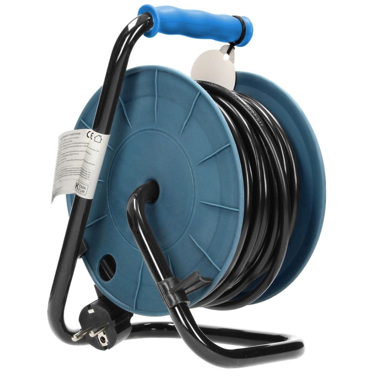 Przedłużacz bębnowy MINI 4 gniazda 2P+Z H05VV-F