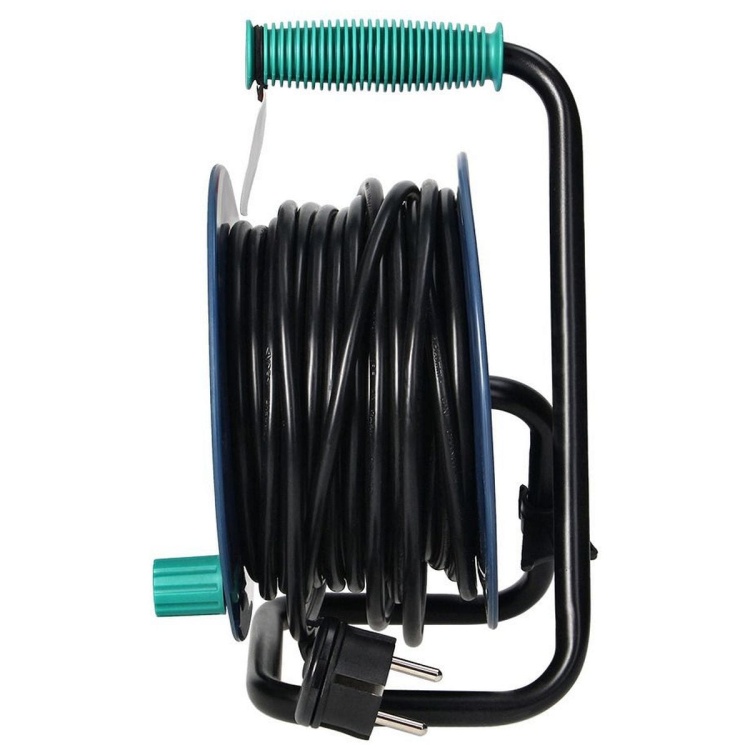 Przedłużacz bębnowy MINI 4 gniazda 2P+Z H05VV-F. 5901752487406