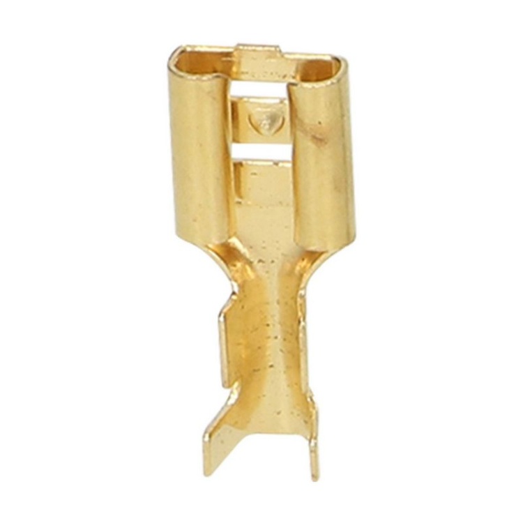 Konektor nieizolowany, przekrój maksymalny 1mm², szerokość:6,3mm, Blister 10 szt.