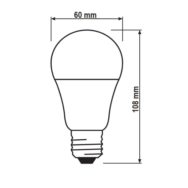 Żarówka LED SUPERSTAR+ CLASSIC A 60 z czujnikiem ruchu 8.8W=60W 806lm 2700K OSRAM wymiary.jpg