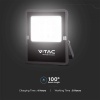 Naświetlacz LED z panelem solarnym 16W 1600lm b. zimny 6400K IP65 V-TAC rozświetlony