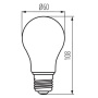 Żarówka LED E27 filament A60 4W 1800K 250lm wymiary.jpg