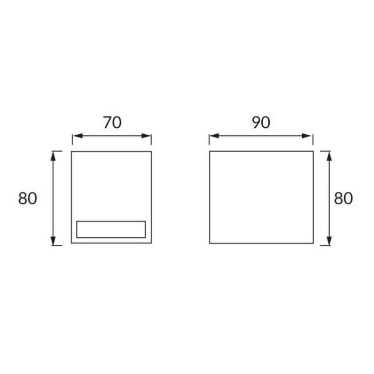 Oprawa hermetyczna FOREST C GU10 max 35W czarna IP54 STRÜHM wymiary.jpg