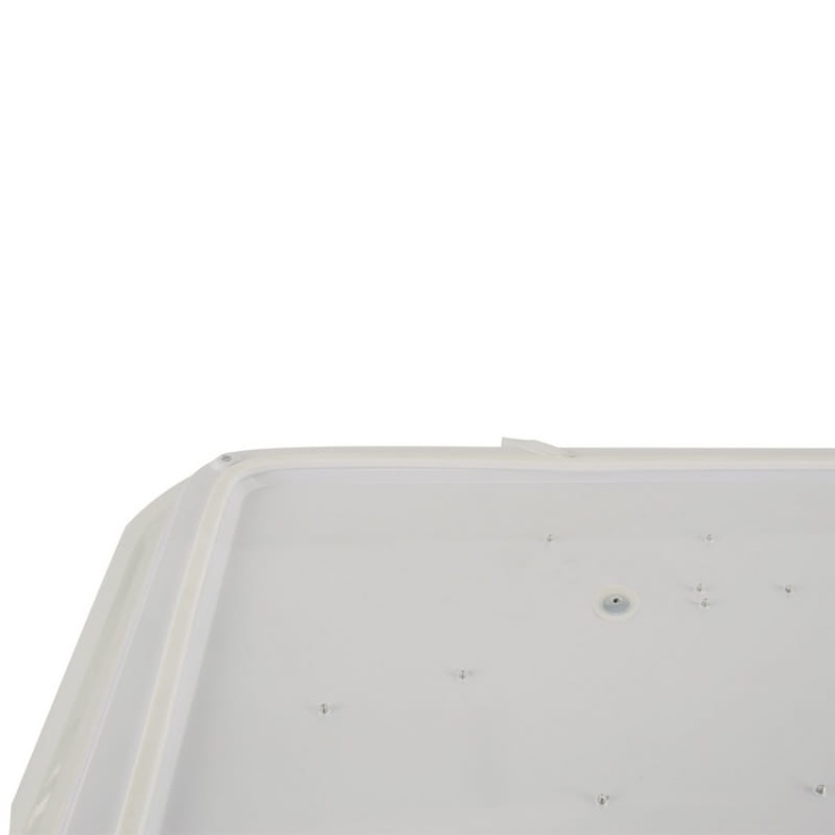 Plafoniera LED ARIEL D 48W 160° CCT ściemnialna srebrna IP44 STRÜHM zbliżenie