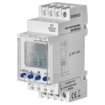 Elektroniczny programator czasowy, 52 programy, 3 języki menu, 2 moduły, DIN TH-35mm ORPRE433 5902560327410