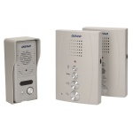 Zestaw domofonowy jednorodzinny z interkomem, bezsłuchawkowy, szary, ELUVIO INTERCOM 5901752484535