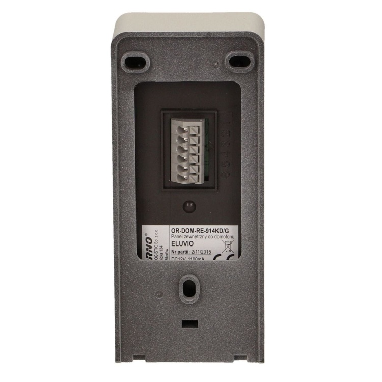 Zestaw domofonowy jednorodzinny z interkomem, bezsłuchawkowy, szary, ELUVIO INTERCOM 5901752484535