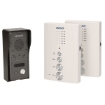 Zestaw domofonowy jednorodzinny z interkomem, bezsłuchawkowy, biały, ELUVIO INTERCOM 5901752484511