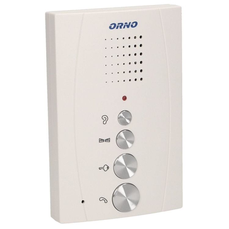 Zestaw domofonowy jednorodzinny z interkomem, bezsłuchawkowy, biały, ELUVIO INTERCOM 5901752484511