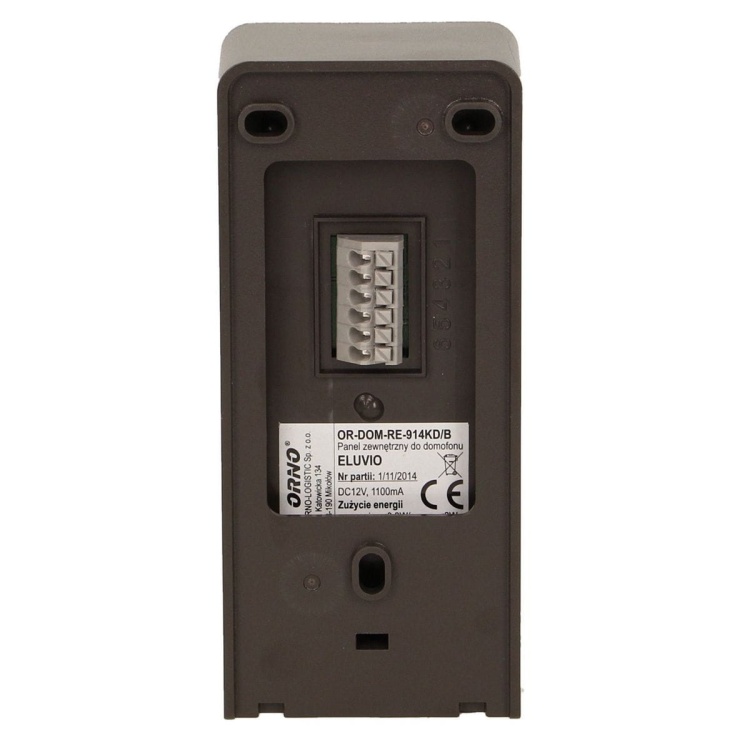 Zestaw domofonowy jednorodzinny z interkomem, bezsłuchawkowy, biały, ELUVIO INTERCOM 5901752484511