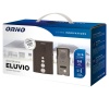 Zestaw domofonowy jednorodzinny, bezsłuchawkowy, czarny ELUVIO 5901752483903