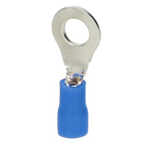 Końcówka oczkowa izolowana, przekrój maksymalny 2,5mm², oczko na śrubę: M5, Blister 10 szt.