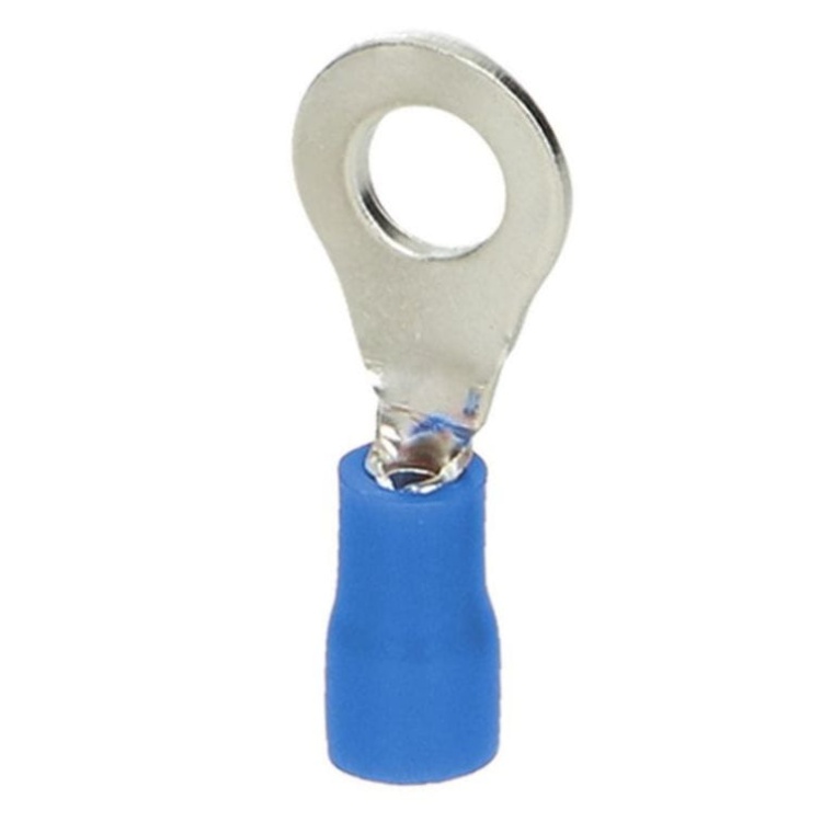 Końcówka oczkowa izolowana, przekrój maksymalny 2,5mm², oczko na śrubę: M5, Blister 10 szt.