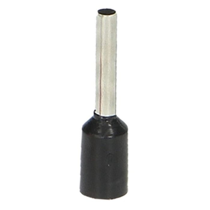 Tulejka izolowana, przekrój maksymalny 1,5mm², długość  miedzianej tulejki 8mm, Blister 25 szt.