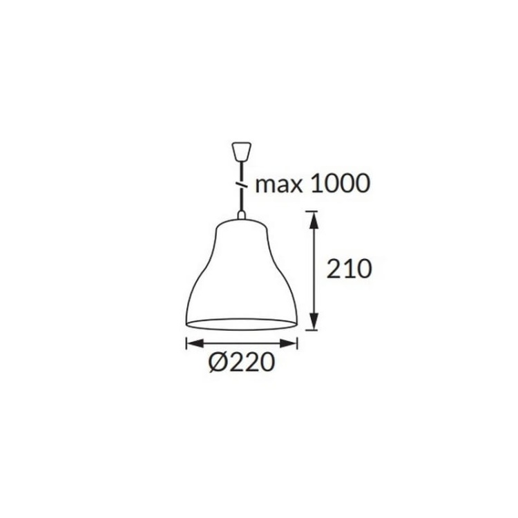 Lampa wisząca INKA WHITE 22 E27 max 25W IP20 biała STRÜHM wymiary.jpg