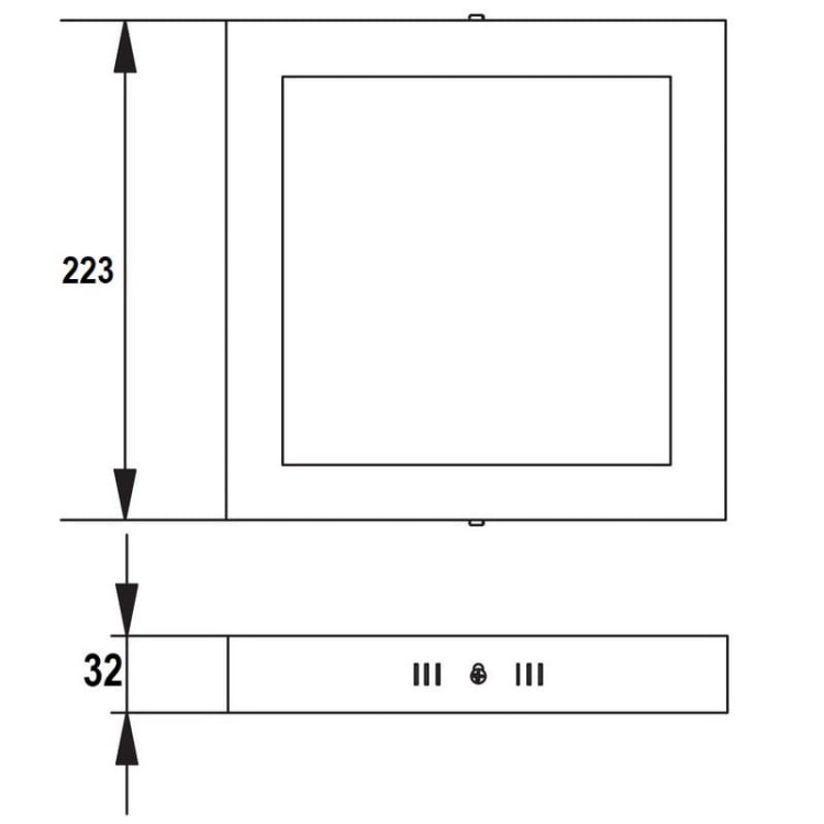 Oprawa natynkowa LED MATIS PLUS 19W 4000K 1520lm 120° IP20 kwadratowa GTV wymiary.jpg