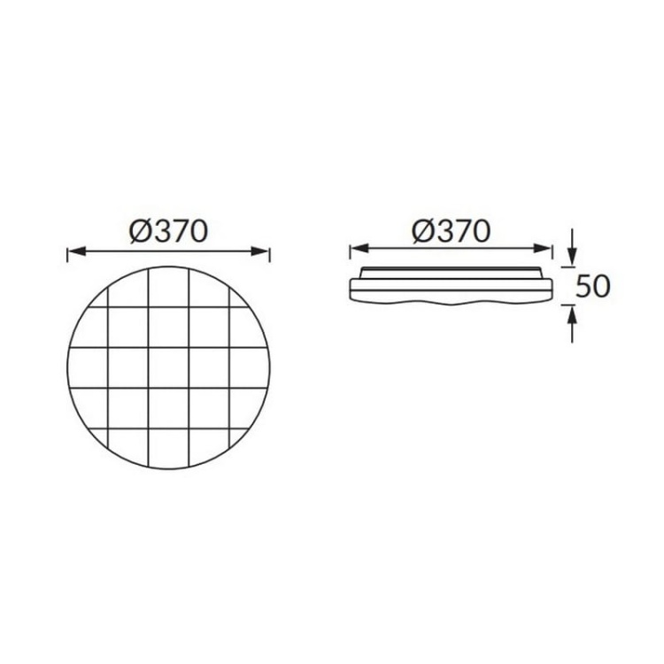 Plafoniera SPARTA LED C 24W 370mm 1680lm b. neutralny IP44 okrągła STRÜHM wymiary.jpg