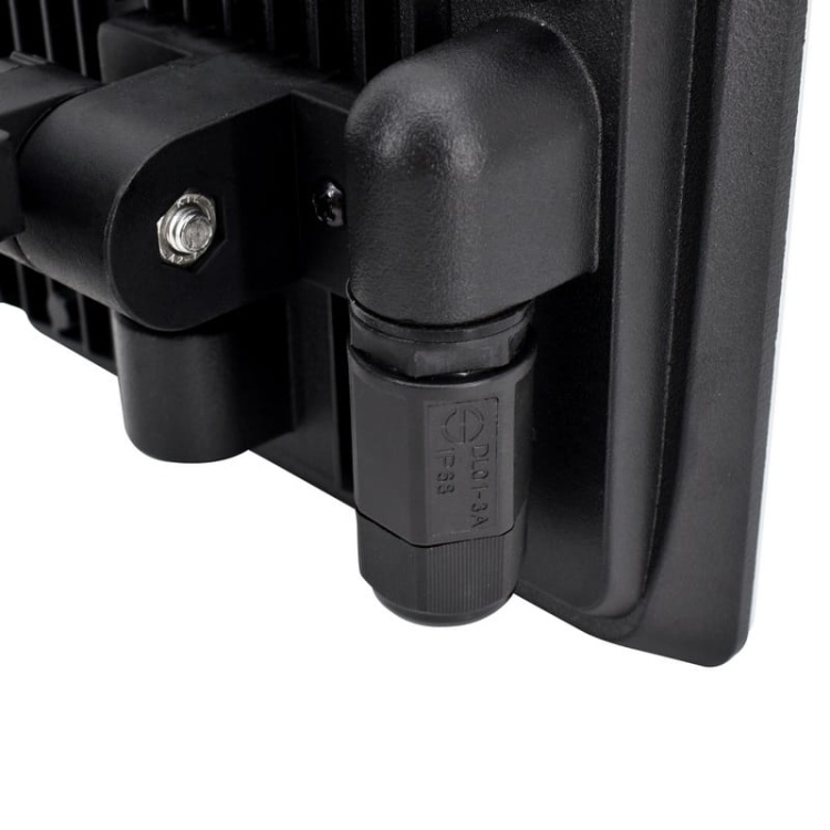 Naświetlacz LED LFX 10W 4000K 900lm IP65 czarny BEMKO mufa