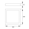 Panel LED backlight GRANDER BLG CCT 2990-4250lm IP44 40x40 biały BEMKO wymiary.jpg