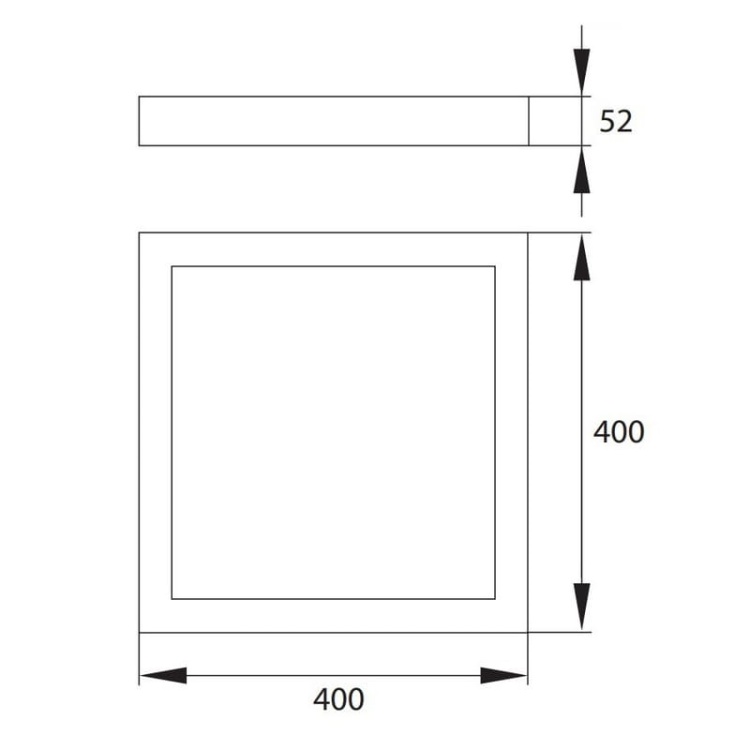 Panel LED backlight GRANDER BLG CCT 2990-4250lm IP44 40x40 biały BEMKO wymiary.jpg