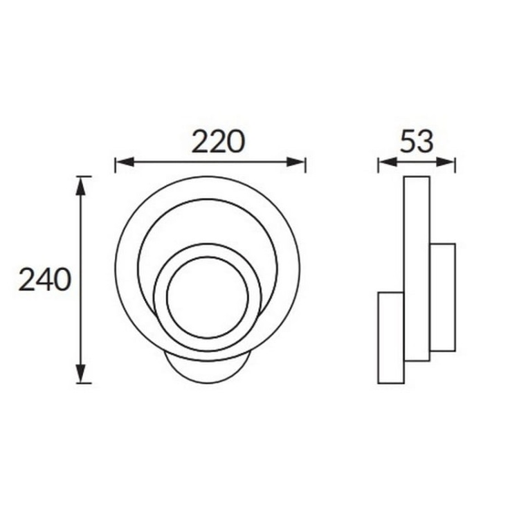 Kinkiet ścienny ORBIT LED C 14W 4200K 1340lm IP44 biały STRÜHM wymiary.jpg