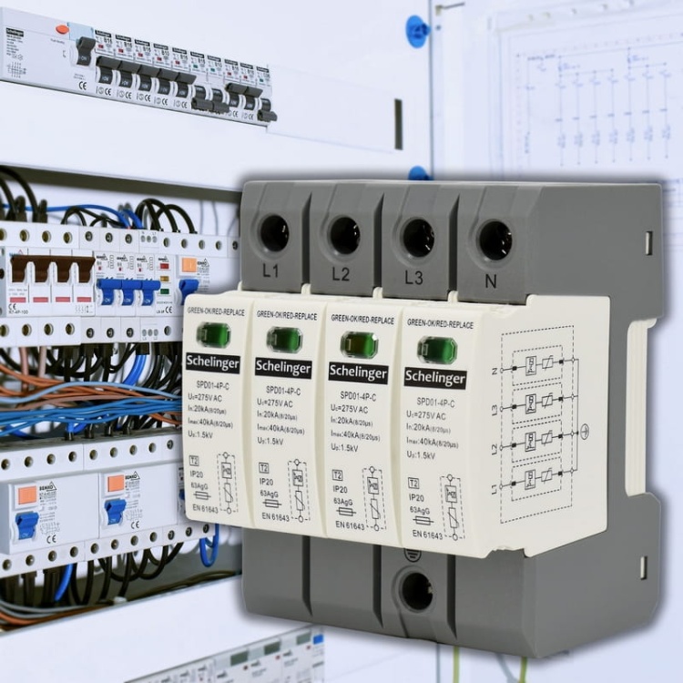 Ogranicznik przepięć 3P+N 20kA 8 20 T2 SCHELINGER baner.jpg