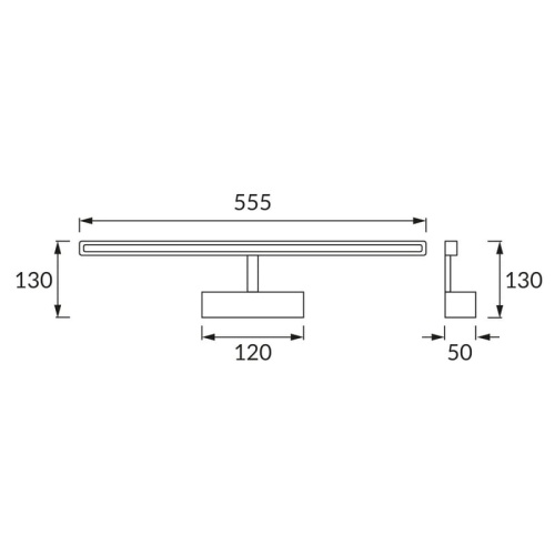 Kinkiet MARTA LED chrom 50cm 12W 850lm b.neutralny IP44 STRÜHM wymiary.jpg