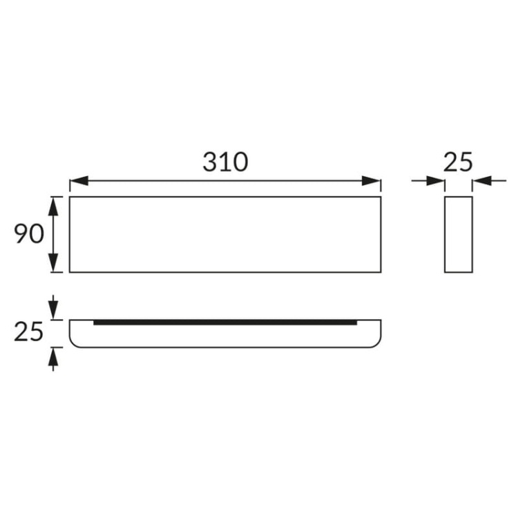 Kinkiet ścienny ZELDA C biały 31cm 2x5W 810lm b.neutralny IP20 STRÜHM wymiary.jpg