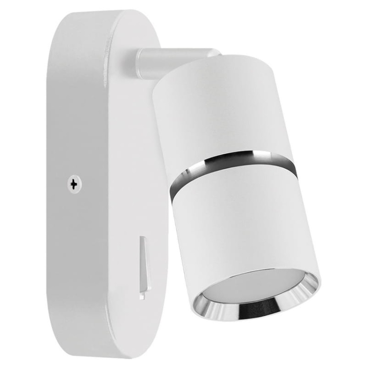 Spot 1-punktowy regulowany DIOR WLL GU10 35W biały chrom IP20 STRÜHM.jpg