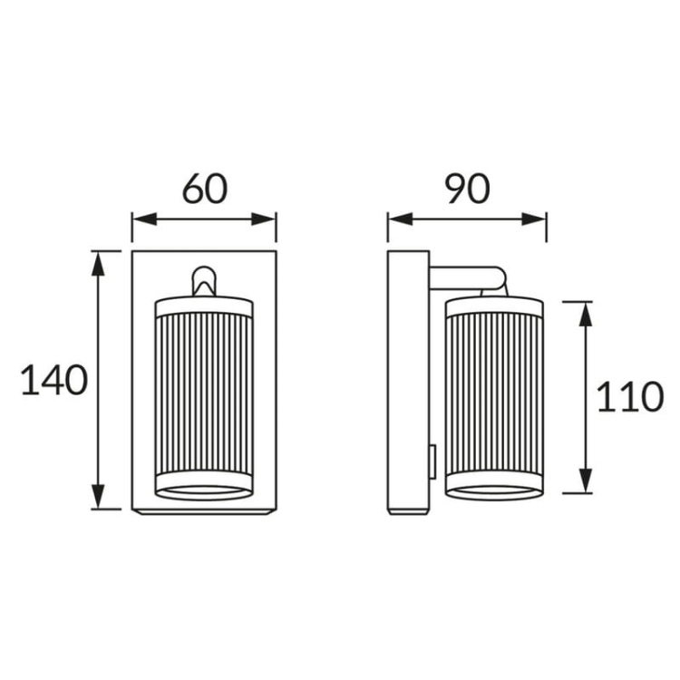 Kinkiet FRIDA WLL GU10 35W biały chrom IP20 STRÜHM wymiary.jpg