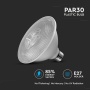Żarówka LED E27 PAR30 11W 825lm 6400K biała zimna 40D V-TAC