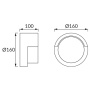 Oprawa hermetyczna TEKLA LED C 12W b.neutralna 1020lm czarny IP54 STRÜHM wymiary.jpg