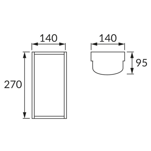 Oprawa hermetyczna NORTON LED D 10W b.neutralna 910lm czarny IP65 STRÜHM wymiary.jpg