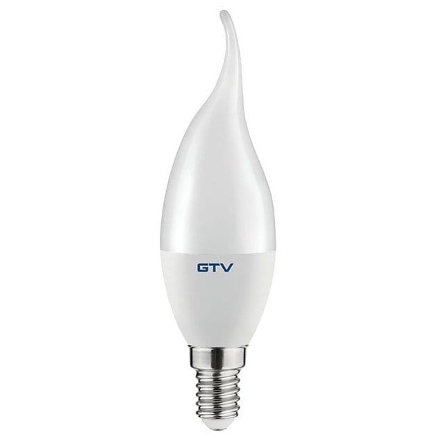 Żarówka LED płomyk E14 8W 3000K 640lm GTV