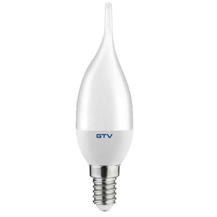 Żarówka LED płomyk C30L E14 6W 470lm b. neutralna 4000K GTV
