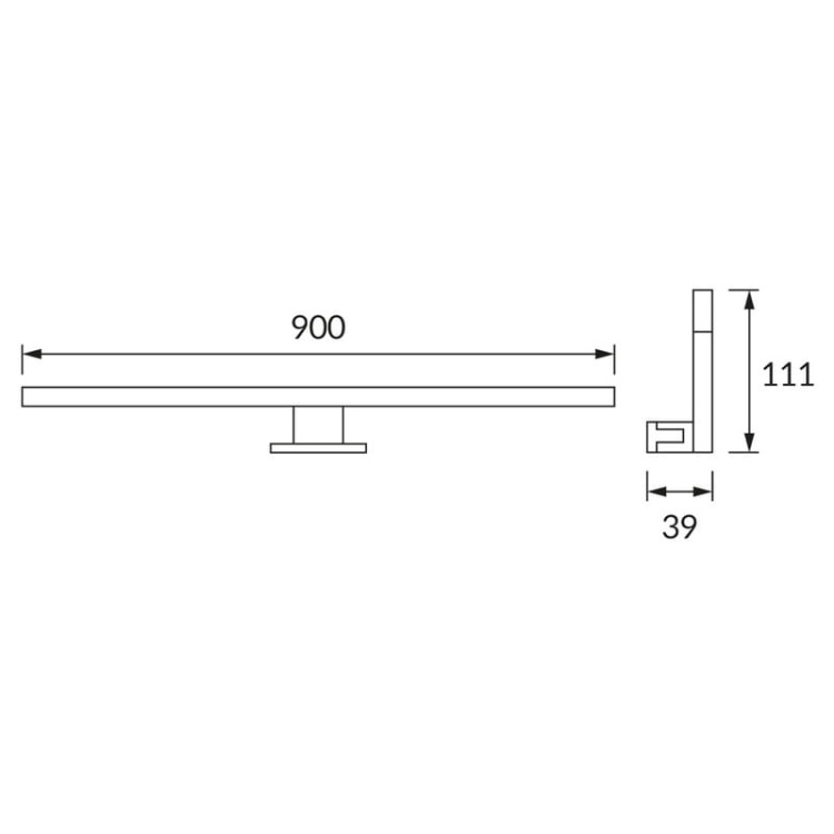 Kinkiet ROXANA LED chrom 90cm 15W 968lm b.neutralny IP44 STRÜHM wymiary.jpg