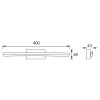 Kinkiet ASPEN LED sosna 40cm 9W 600lm b.neutralny IP44 STRÜHM wymiary.jpg