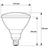 Promiennik podczerwieni E27 PAR38 IR 100W 230V CL 1CT/12 przeźroczysta PHILIPS