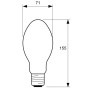 Wysokoprężna lampa sodowa SON 70W/220 I E27 PHILIPS wymiary