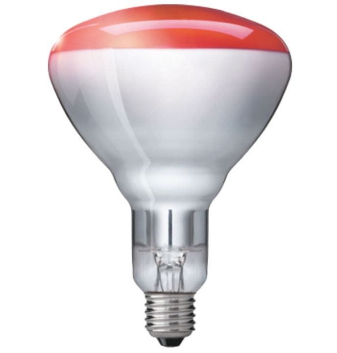BR125 IR 150W E27 230-250V Red