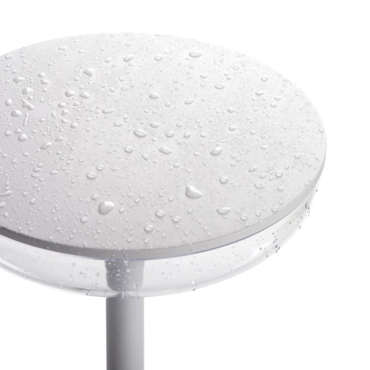 Lampa stołowa LED FLUXY 1,7W 3000K 140lm ściemnialna IP44 biała KANLUX 37310 wodoodporność.jpg