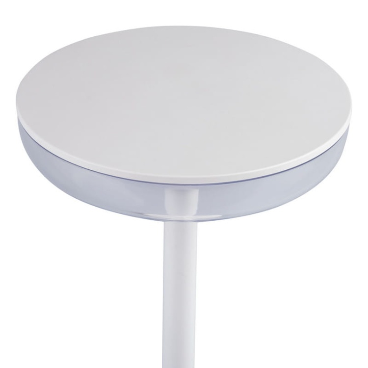 Lampa stołowa LED FLUXY 1,7W 3000K 140lm ściemnialna IP44 biała KANLUX 37310 klosz.jpg