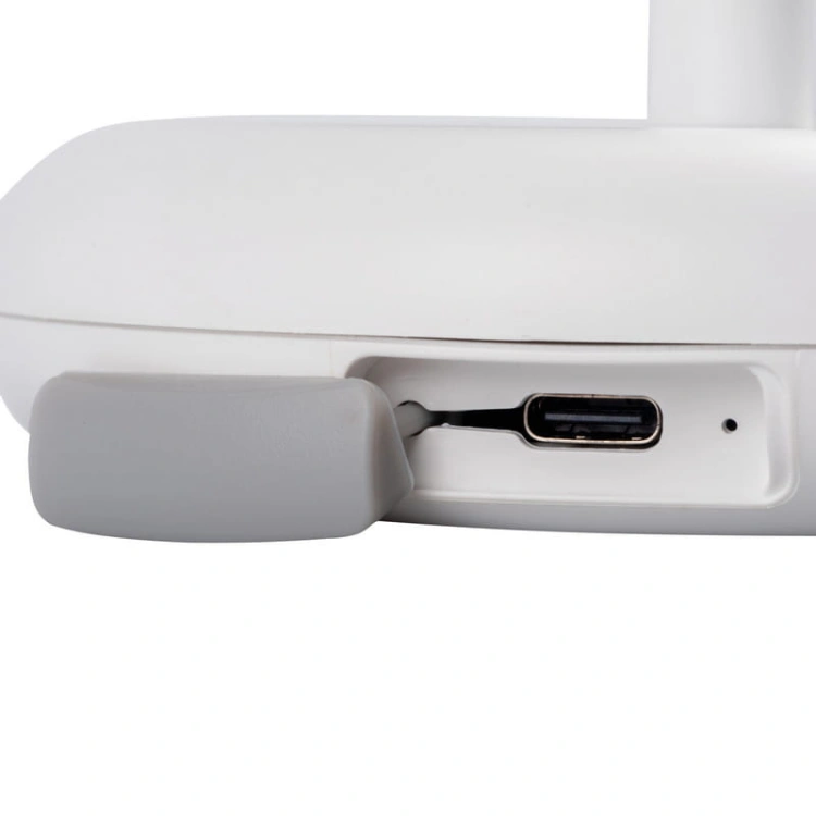 Lampa stołowa LED FLUXY 1,7W 3000K 140lm ściemnialna IP44 biała KANLUX 37310 port USB-C.jpg