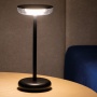Lampa stołowa LED FLUXY 1,7W 3000K 140lm ściemnialna IP44 czarna KANLUX 37311 rozświetlona.jpg