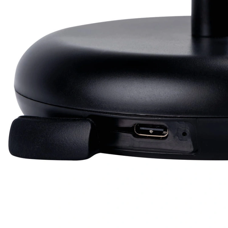 Lampa stołowa LED FLUXY 1,7W 3000K 140lm ściemnialna IP44 czarna KANLUX 37311 port USB-C.jpg