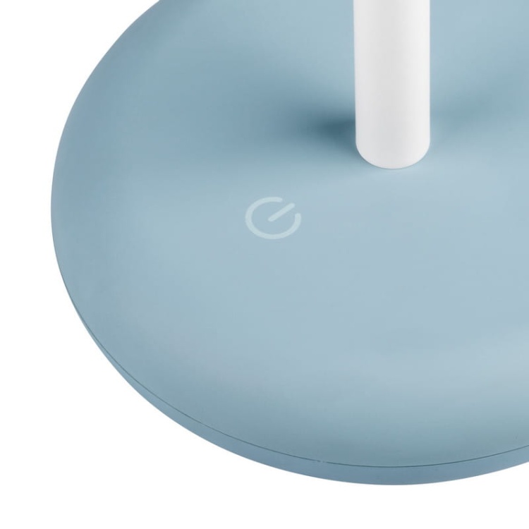 Lampa stołowa LED FLUXY 1,7W 3000K 140lm ściemnialna IP44 niebieska KANLUX 37312 przycisk.jpg