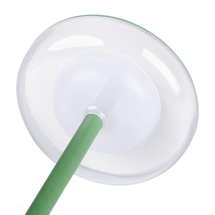 Lampa stołowa LED FLUXY 1,7W 3000K 140lm ściemnialna IP44 zielona KANLUX 37313 spód klosza.jpg