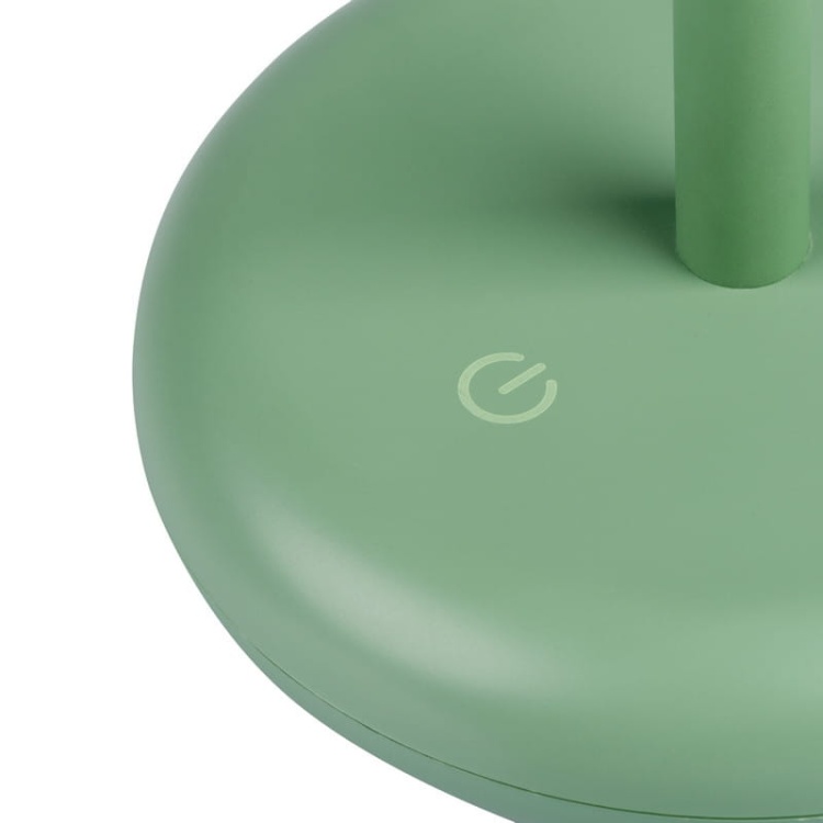 Lampa stołowa LED FLUXY 1,7W 3000K 140lm ściemnialna IP44 zielona KANLUX 37313 przycisk.jpg